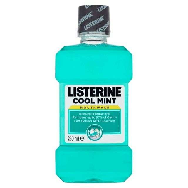 Listerine Cool Mint Listerine Antiseptic Mouthwash 250 ML-477-480-02