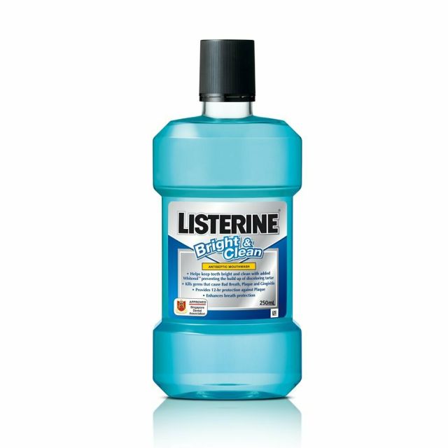 Listerine Bright & Clean Mouthwash 250 ML-477-480-04