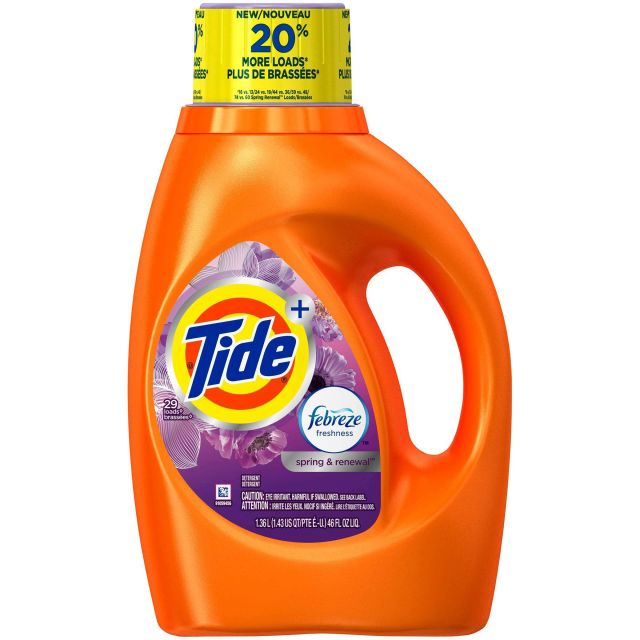 Tide Ultra Febreze spring & renewal Laundry Detergent 46 fl oz-232-788-05
