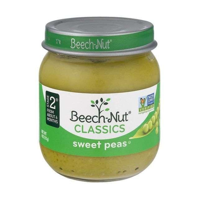 Beech Nut Sweet Peas, Stage 2 - 4 Oz-05-363-08