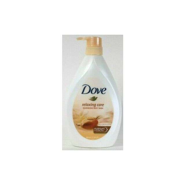 Dove Relaxing Care Body Wash Pump Butter & Vanilla 27.05 Oz-477-479-22