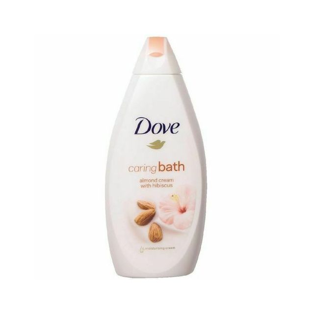 Dove Caring Bath Almond Cream With Hibiscus 16.9 Oz-477-479-23