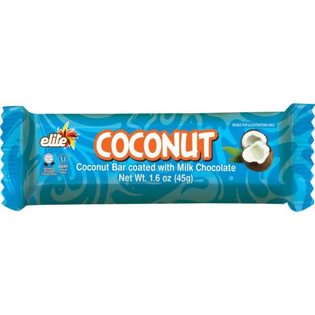 Elite Chocolate Bar Coconut 1.6 oz-121-301-36