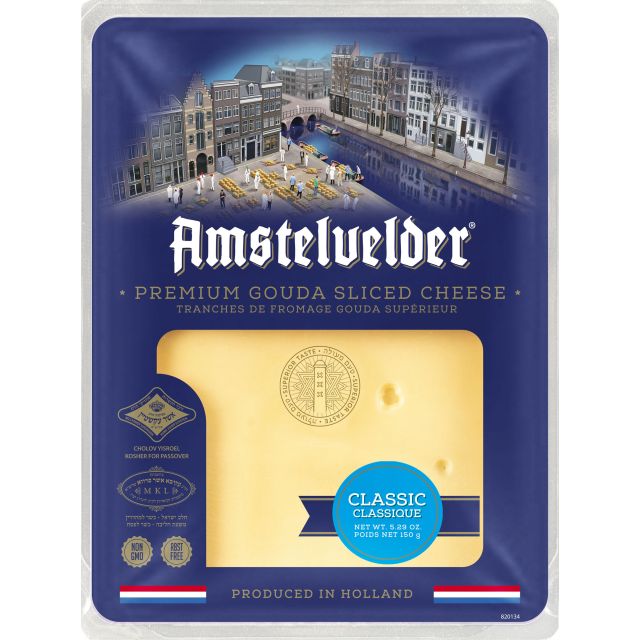 Amstelvelder Cheese Classic Slices 5.29 Oz-320-615-18