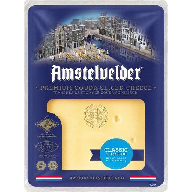 Amstelvelder Cheese Classic Slices 5.29 Oz-PK702500