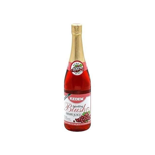 Kedem Sparkling Blush Grape Juice 25.4 oz-208-316-09