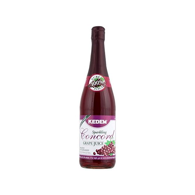 Kedem  Sparkling Raspberry Grape Juice 25.4 ml-208-316-11