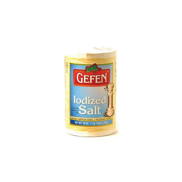 Gefen Salt Iodized Table Salt 26 Oz-PK311101