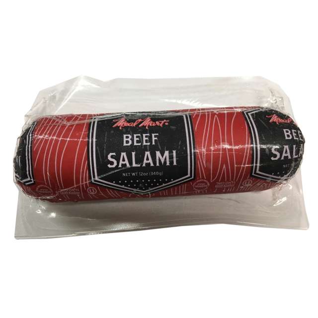 Meal Mart Beef Salami 12 Oz-KLD-50-SMAL12