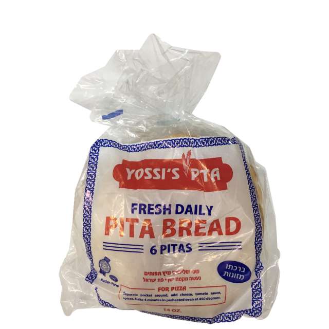 Yossis PIta Bread 6 Pitas (ברכתו מזונות)-YPB-10235