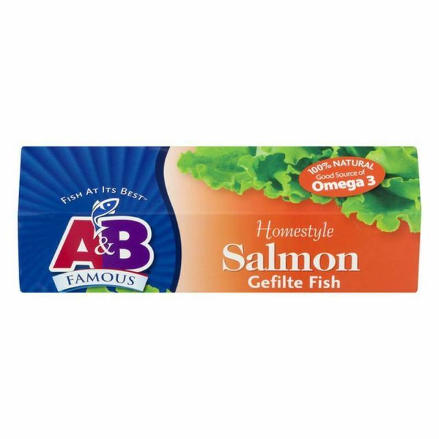A&B Salmon Gefilte Fish 20 Oz-313-662-03