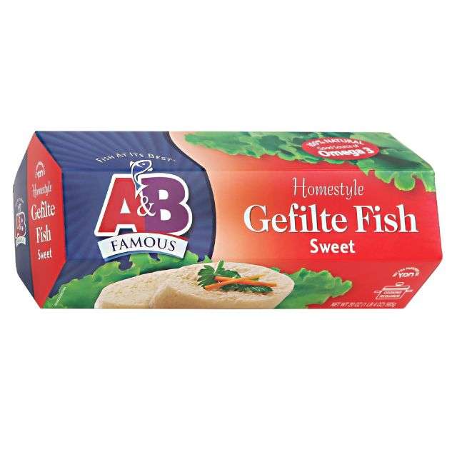 A&B Sweet Gefilte Fish 20 Oz-313-662-05