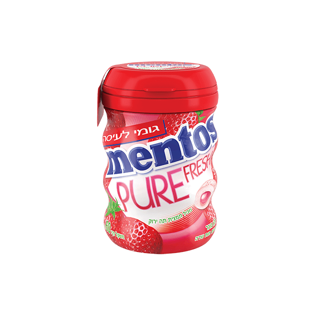 Mentos Gum Sugar Free Pure Fresh Strawberry 30 Count-121-305-18