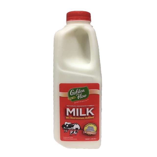Golden Whole Milk Red Regular 1 Quart - 32 Oz-GFM-2BP