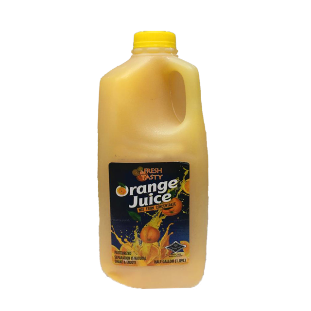 Fresh & Tasty Orange Juice 1/2 GAL - 64 0Z-208-669-05