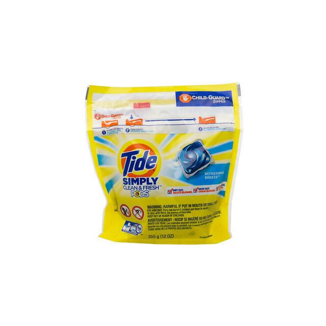 Tide Pod Refreshing Breeze Detergent wholesale, bulk 19 Pacs 12 Oz-232-788-32