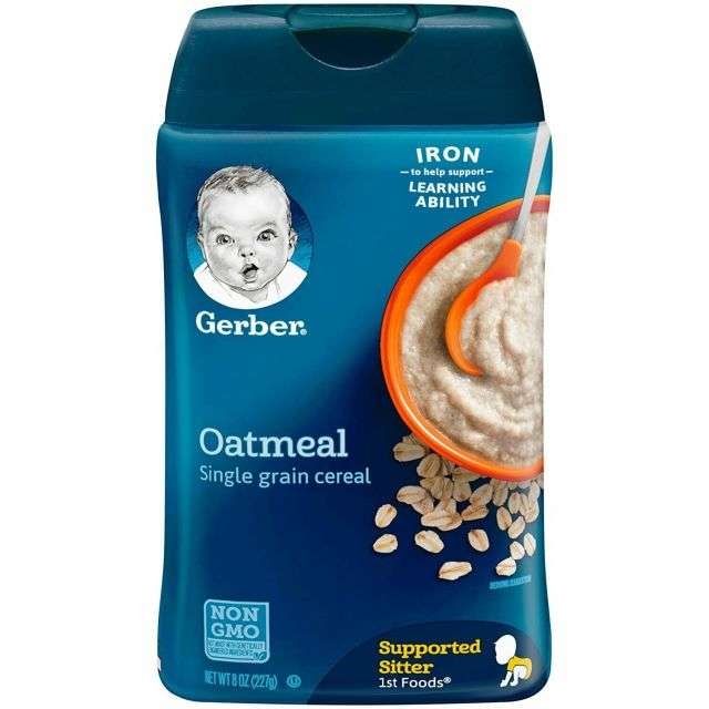 Gerber Oatmeal Cereal 8 Oz-MPD-711001
