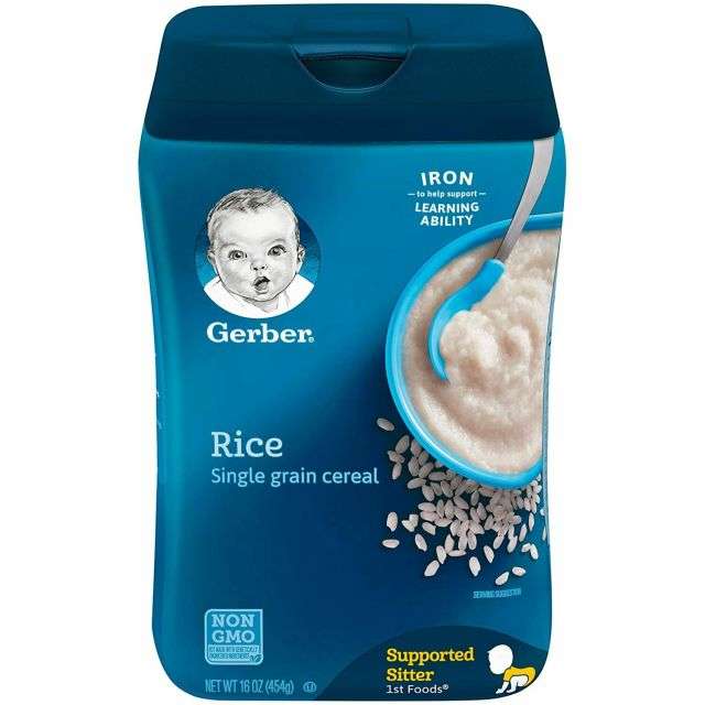 Gerber Rice Cereal 8 Oz-05-363-18