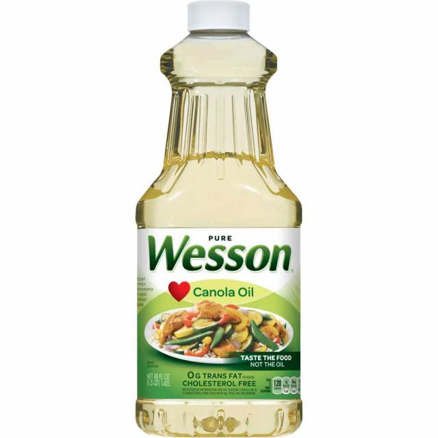 Wesson Pure & 100% Natural Canola Oil 48 fl oz-BND-27000-69086
