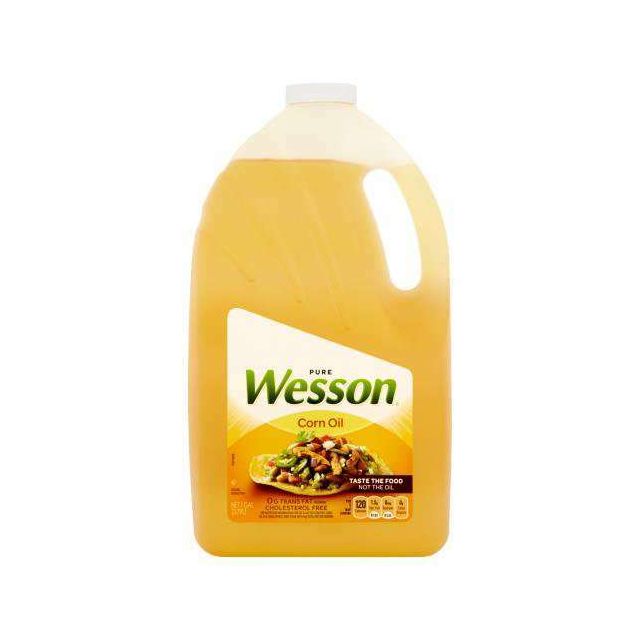 Wesson Pure & 100% Natural Corn Oil 128 fl oz 3.79 L-BND-27000-65034