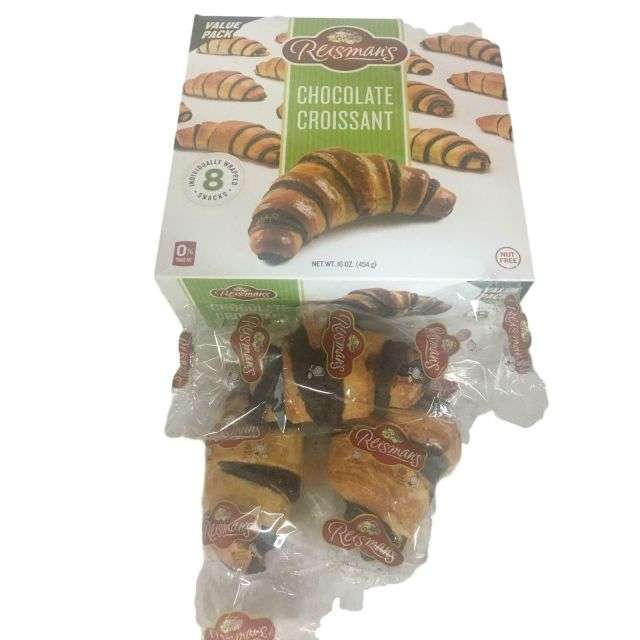 Reisman's  Value Pack Choclate Croissant  8 Pc - 16 Oz-237-240-22