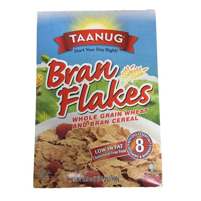Taanug Bran Flakes Cereal 18 Oz-04-527-20