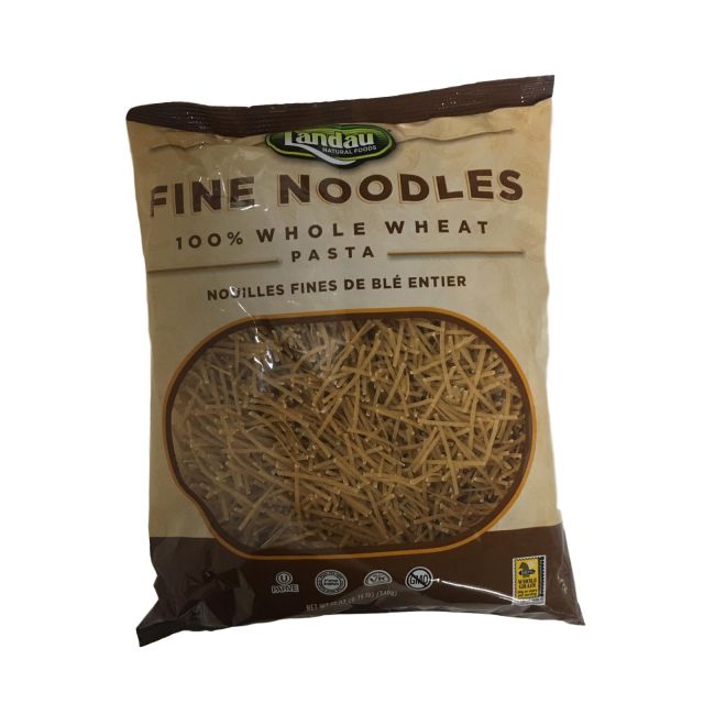 Landau Whole Wheat Fine Noodles 16 Oz-04-213-33