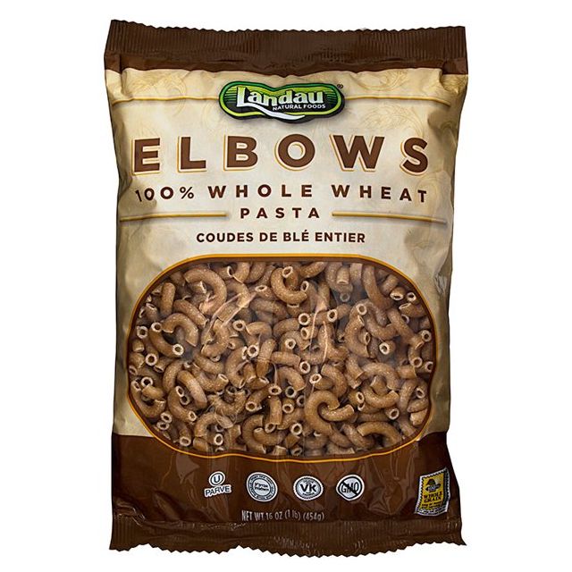 Landau Whole Wheat Elbows Pasta 16 Oz-04-213-34