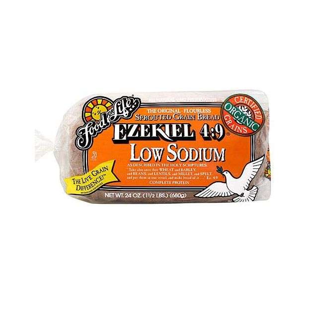 Food For Life Ezekiel 4:9 Sprouted Grain Low Sodium Bread Frozen 24 Oz-237-663-08