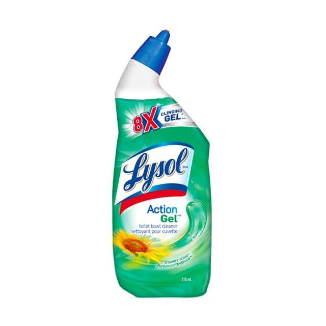 Lysol Action Gel Toilet Bowl Cleaner - Country Scent 710ml-232-586-01