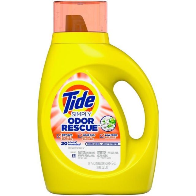 Tide Simply Odor Rescue Liquid Laundry Detergent Fresh 31 oz-232-788-41