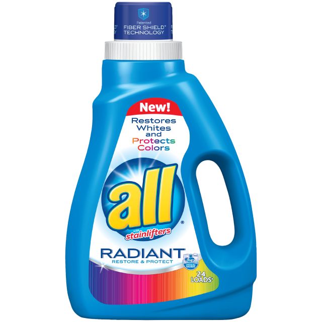 All Liquid Laundry Detergent Radiant 46.5 oz-232-788-42