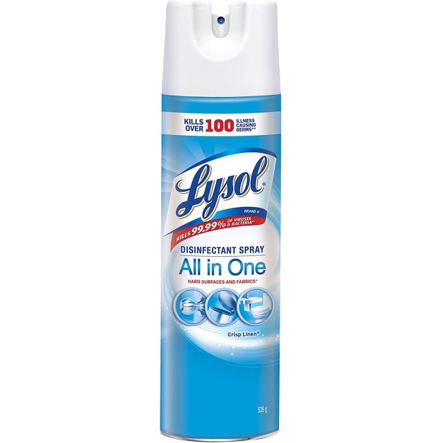 Lysol Disinfectant Spray Crisp Linen, 538g-232-410-11
