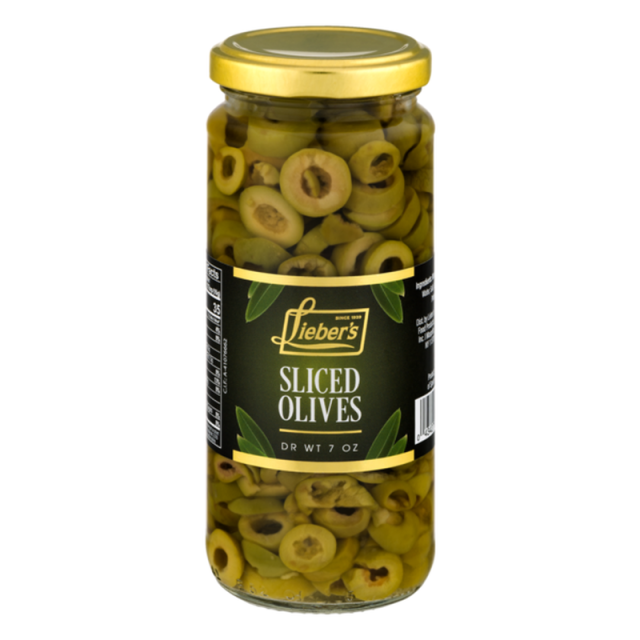 Liebers Sliced Olives 7 Oz-04-203-45