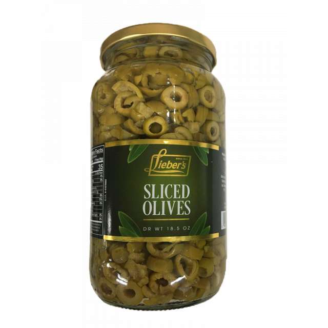 Liebers Sliced Olives 18.5 Oz-LP-L292