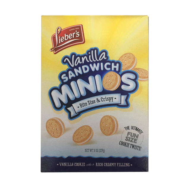 Liebers Vanilla Sandwich Minios 8 Oz-121-229-28