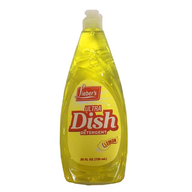Lieber's Lemon Ultra Dish Detergent 25 Oz-LP-M105