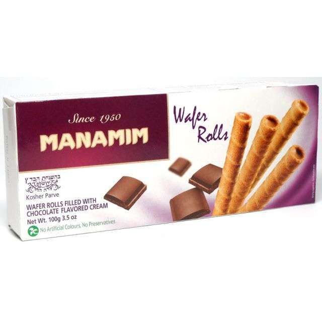Manamit Chocolate Waferrolls 3.5 Oz-LP-W60