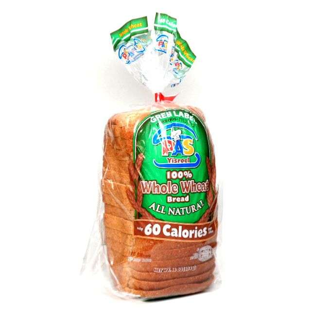 Pas Yisroel 100% Whole wheat Bread Hamotzie 16 Oz Mezonos (ברכתו מזונות)-237-663-17