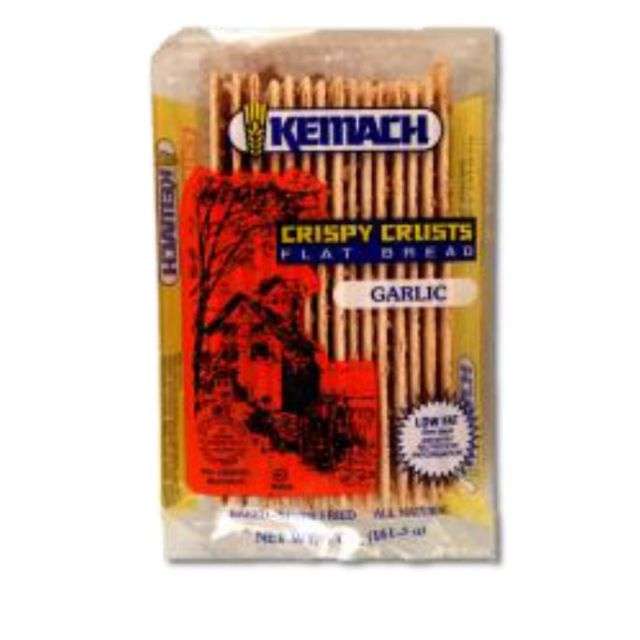 Kemach Crispy Crusts Flatbread Crackers Garlic 5 Oz-121-317-30