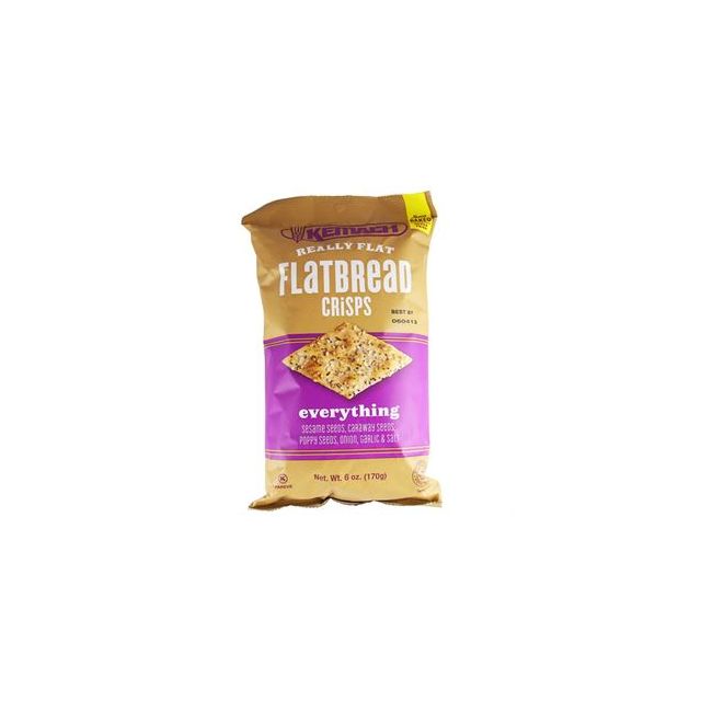Kemach Flatbread Crackers Everything Crisps 6 Oz-121-317-31