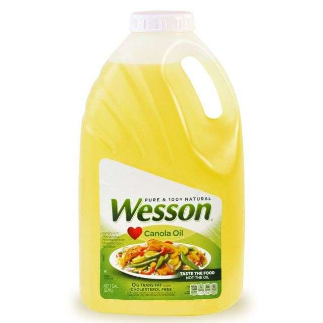 Wesson Pure & 100% Natural Canola Oil 128 fl oz-BND-27000-69034