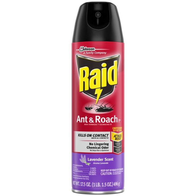 Raid Ant & Roach Killer Lavender, 17.5 OZ-232-739-01
