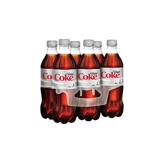 Coca Cola Diet Coke 0.5 Liter 6 Pack-208-618-26