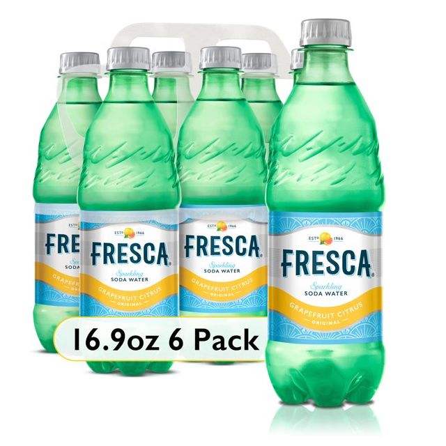Fresca Original Citrus Soda 0.5 Liter 6 Pack-208-618-31