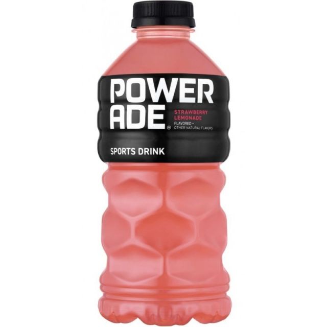 Powerade Strawberry Lemonade Sports Drink, 28 Fl oz 828 ml-208-740-23