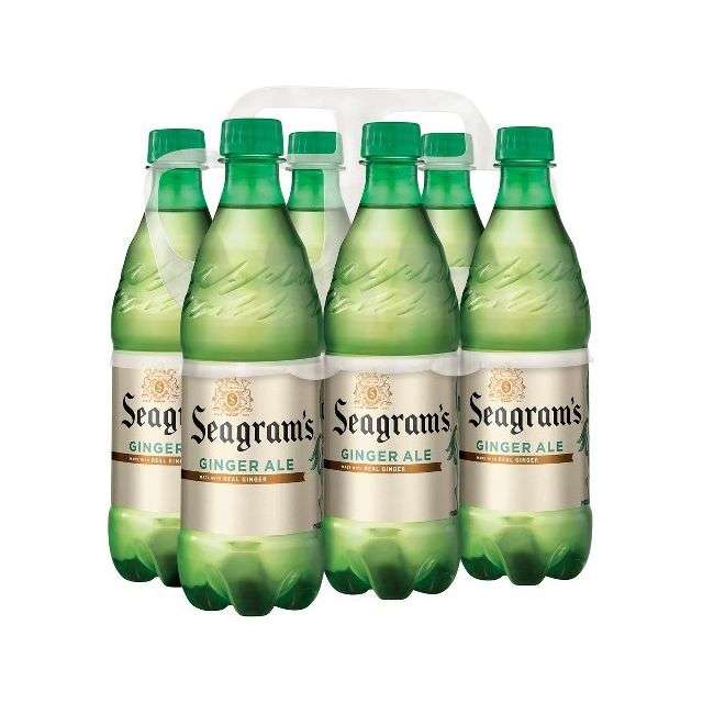 Seagram's Ginger Ale 0.5 Liter 6 Pack-208-618-36
