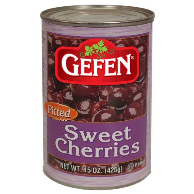 Gefen Canned Sweet Pitted Cherries 15 Oz-04-201-09