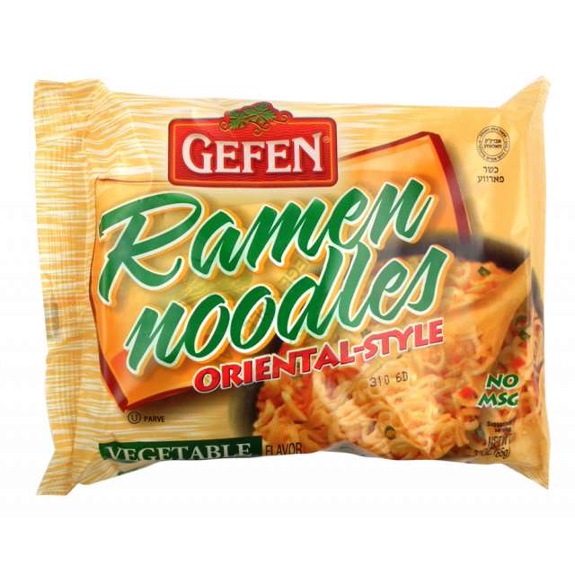 Gefen Ramen Noodles â€“ Vegetable Flavor 3 Oz-PK322201
