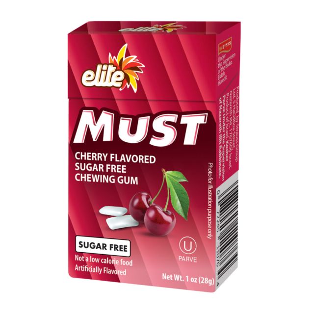 Elite Cherry Must Sugar Free Gum 1 Oz-121-305-29